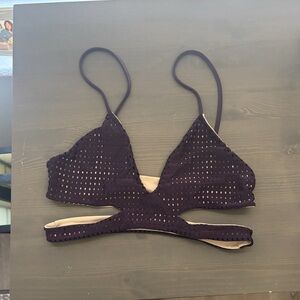 Acacia Swimwear Purple Bikini Top